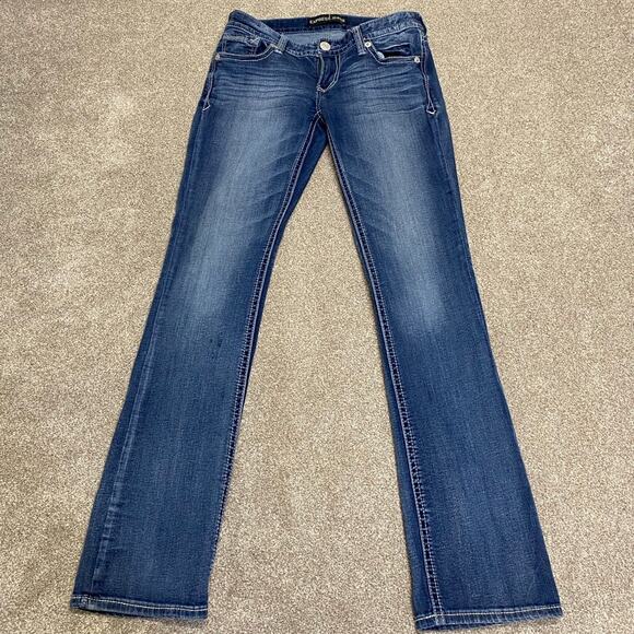 y2k grunge streetwear rodeo western cowgirl Express Stella Barely Boot Jeans 6 - Picture 2 of 12